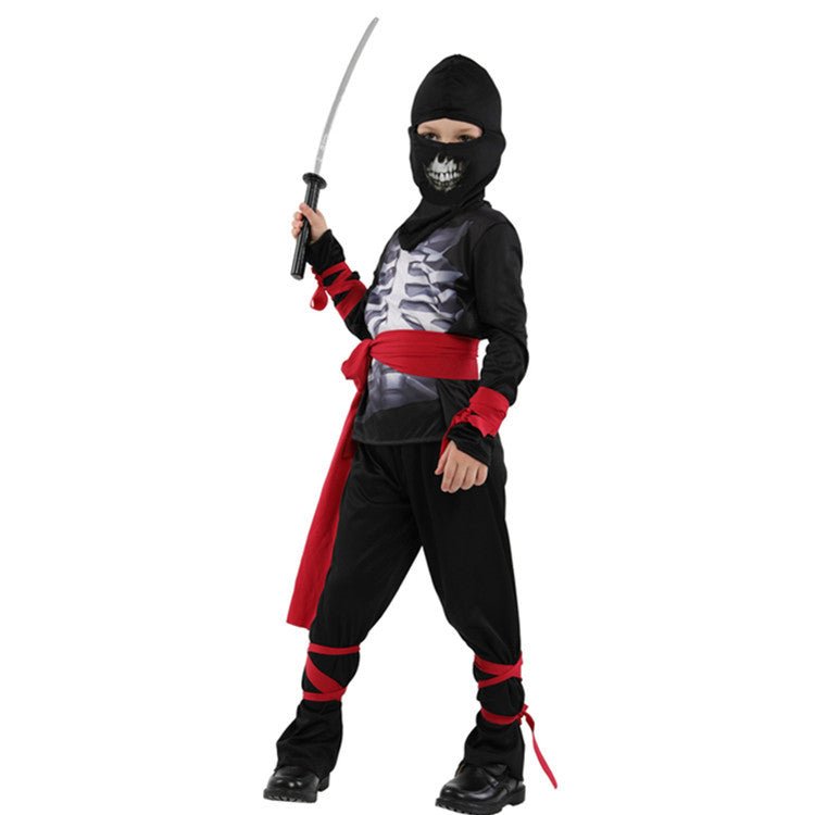 Halloween Skull Ninja Costume for Boys - Cake Pops Parties
