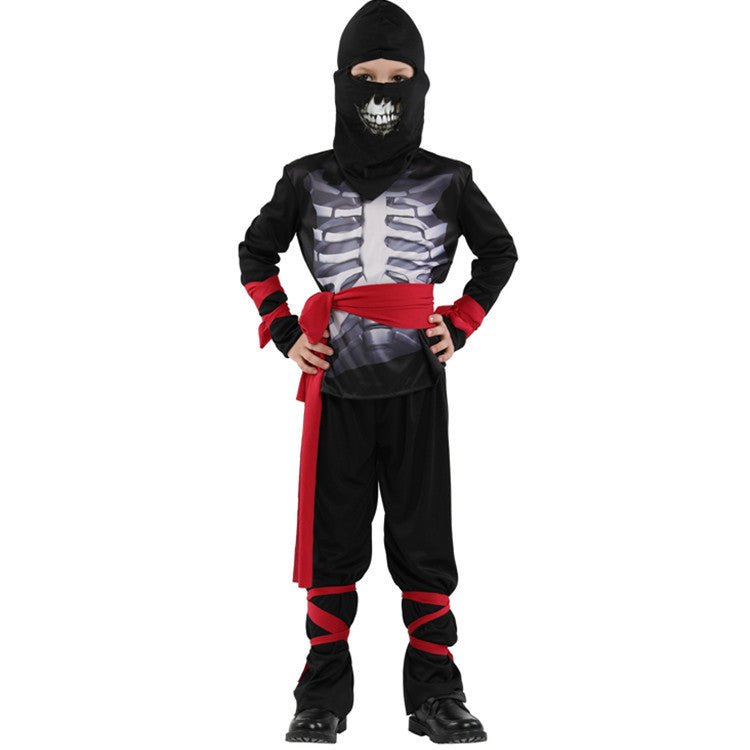 Halloween Skull Ninja Costume for Boys - Cake Pops Parties