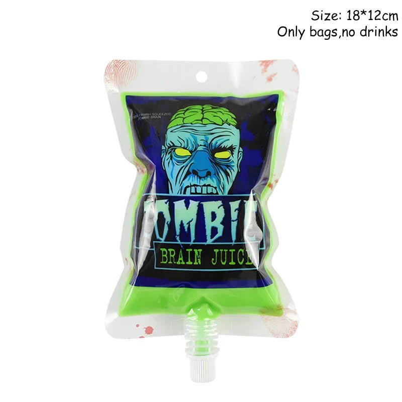 Halloween Skull Vampire Blood Drink Bags - Cake Pops Parties
