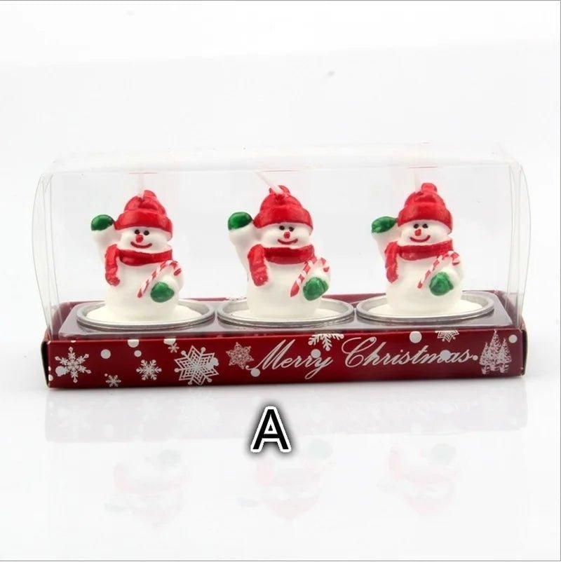 Handmade Christmas Candles - Cute Cartoon Designs - Cake Pops Parties