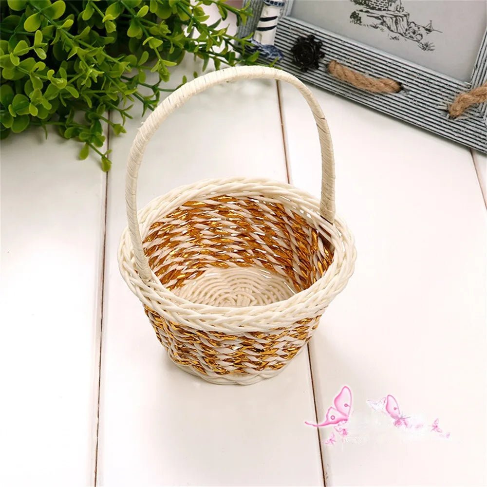 Handwoven Rattan Storage Tray Set - Cake Pops Parties