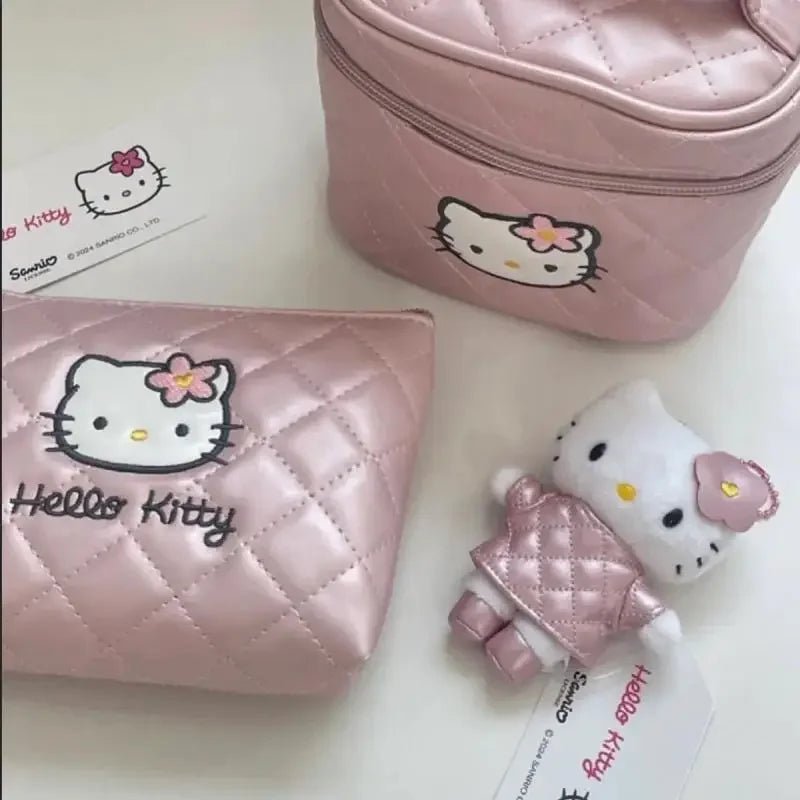 Hello Kitty Coin Purse Compact Card Holder Zipper Waterproof - Cake Pops Parties