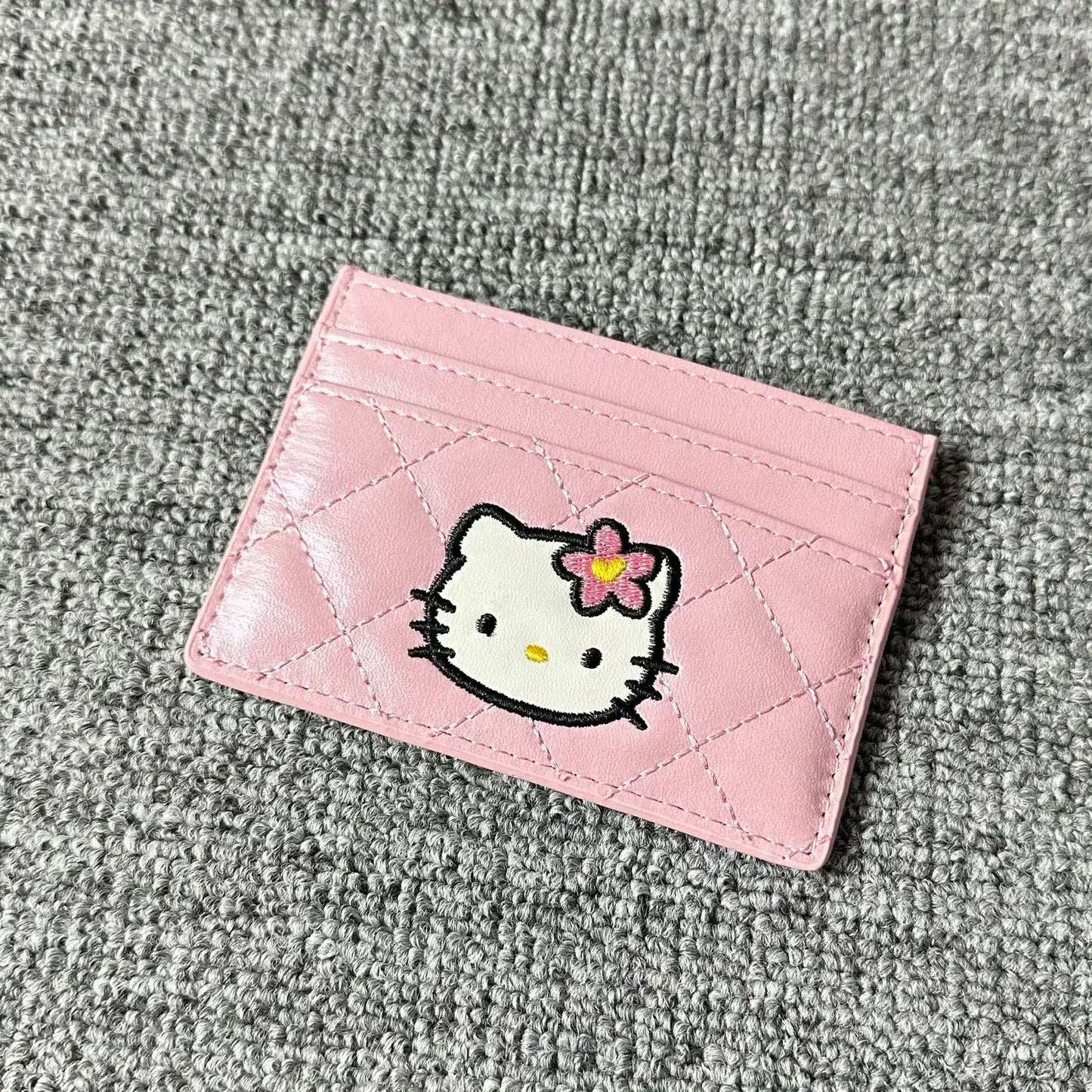 Hello Kitty Coin Purse Compact Card Holder Zipper Waterproof - Cake Pops Parties