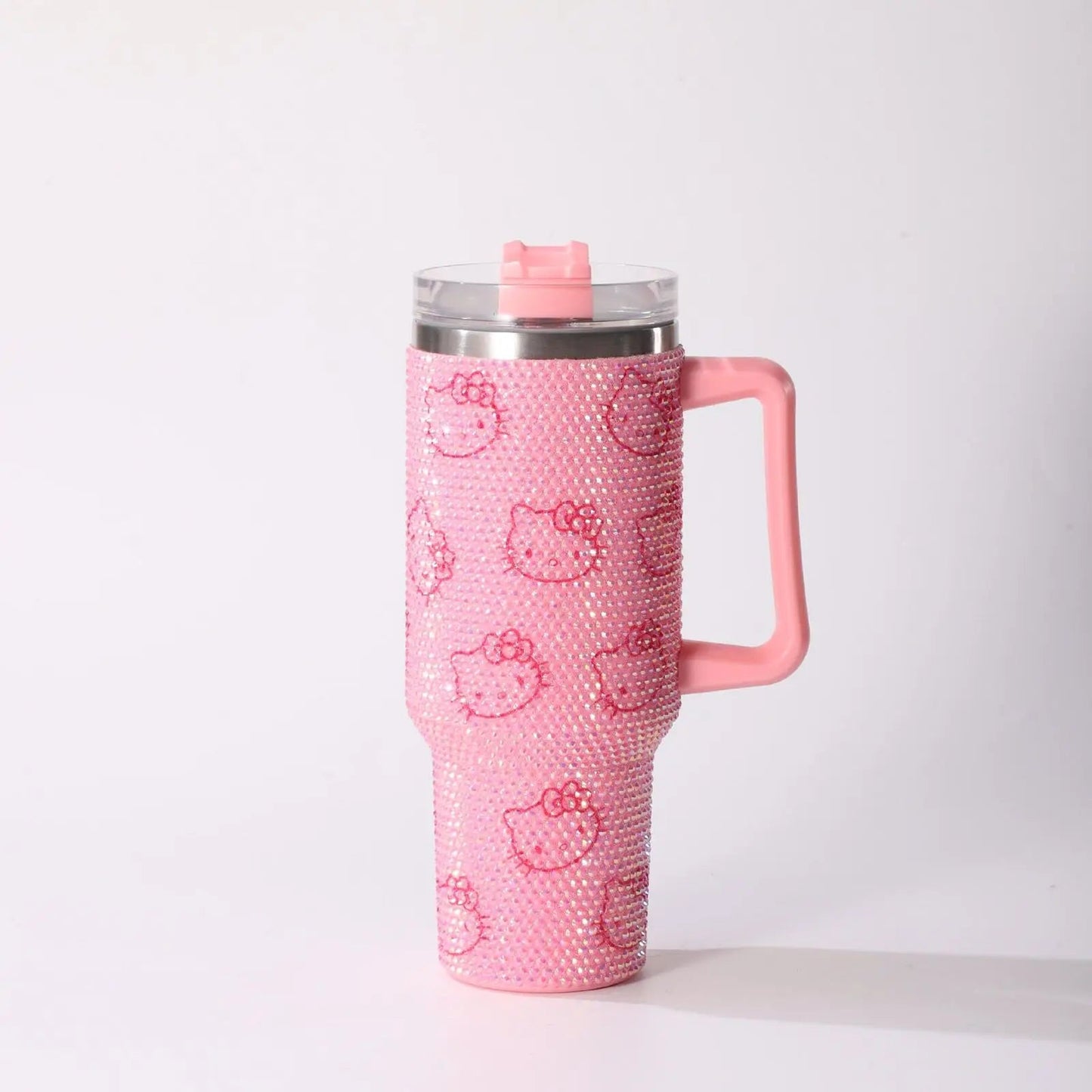 Hello Kitty Diamond Ice King Cup Vacuum Insulated Tumbler Handle - Cake Pops Parties