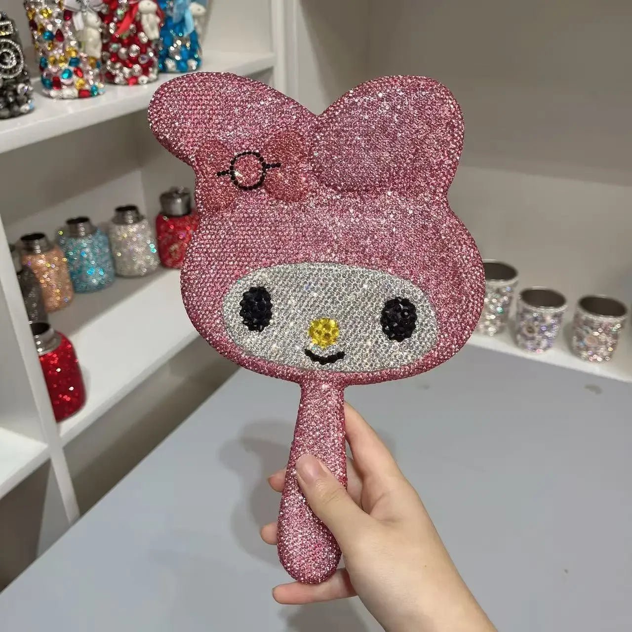 Hello Kitty Diamond Princess Handheld Makeup Mirror Gift Girls - Cake Pops Parties