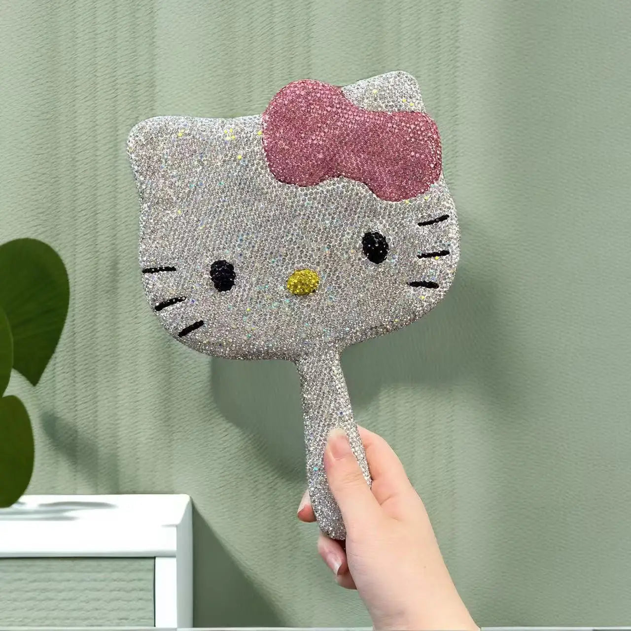 Hello Kitty Diamond Princess Handheld Makeup Mirror Gift Girls - Cake Pops Parties
