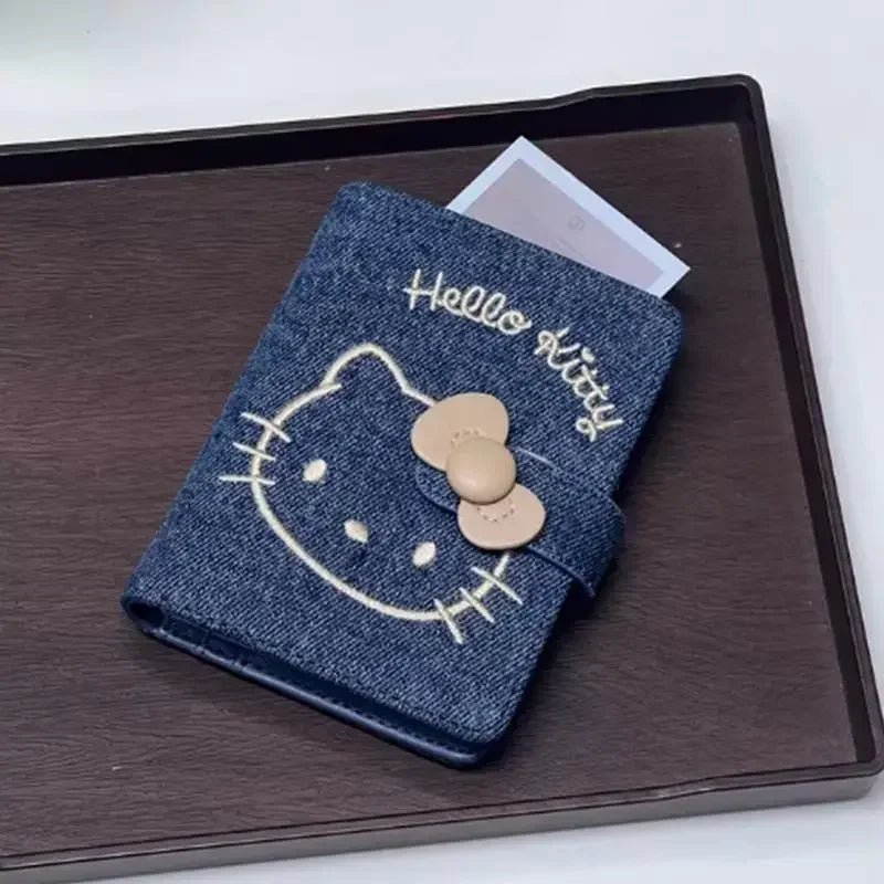 Hello Kitty Floral Embroidery Wallet Zip Purse Coin Bag Gift - Cake Pops Parties