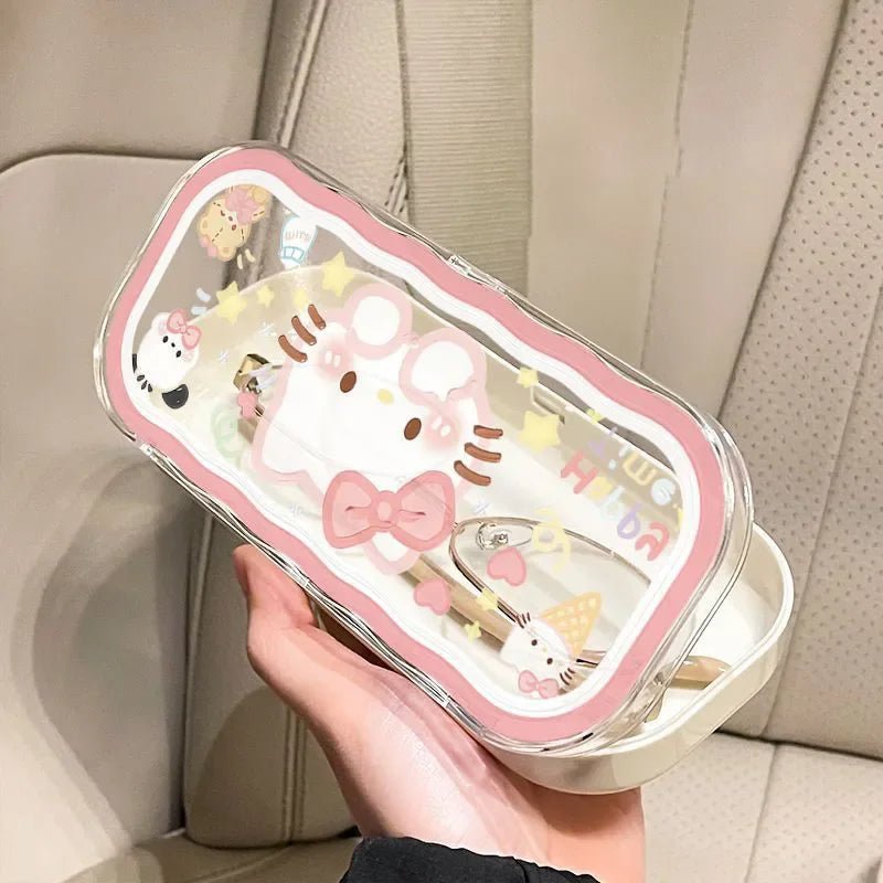 Hello Kitty Kawaii Glasses Case Cute Sanrio Storage Box Gift Girls - Cake Pops Parties