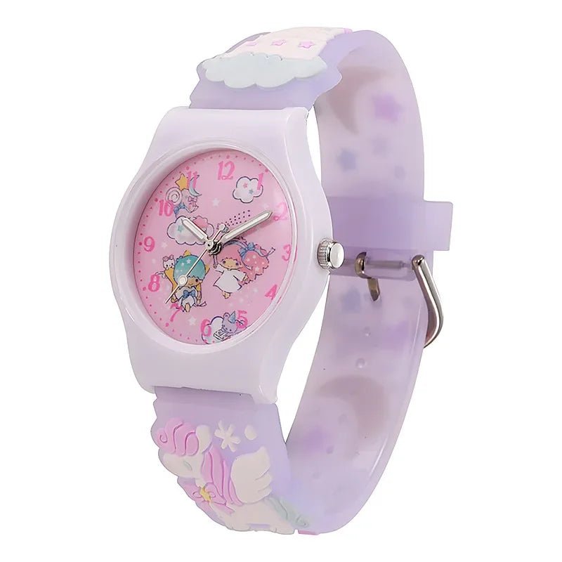 Hello Kitty Kids Watch Waterproof Kuromi Cinnamoroll Gift - Cake Pops Parties