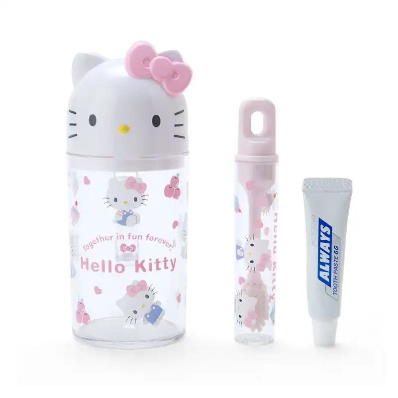 Hello Kitty Kuromi Melody Travel Toothbrush Cup Set Kawaii Gift - Cake Pops Parties
