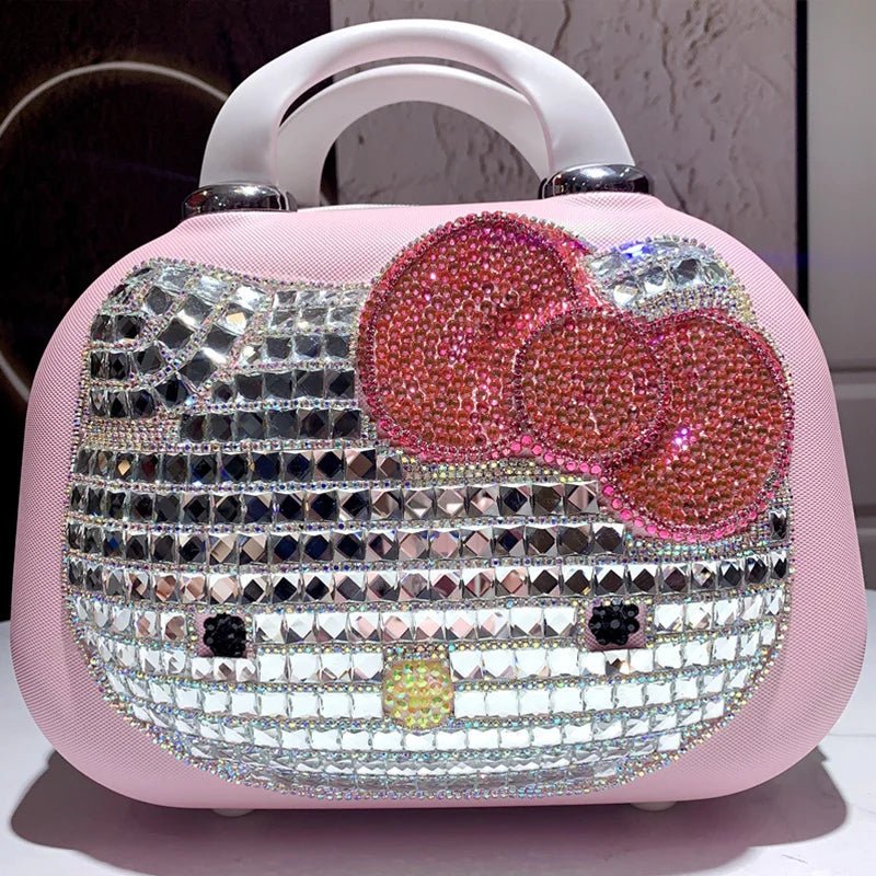 Hello Kitty Large Capacity Travel Cosmetic Case with Lock | Cute Gift - Cake Pops Parties