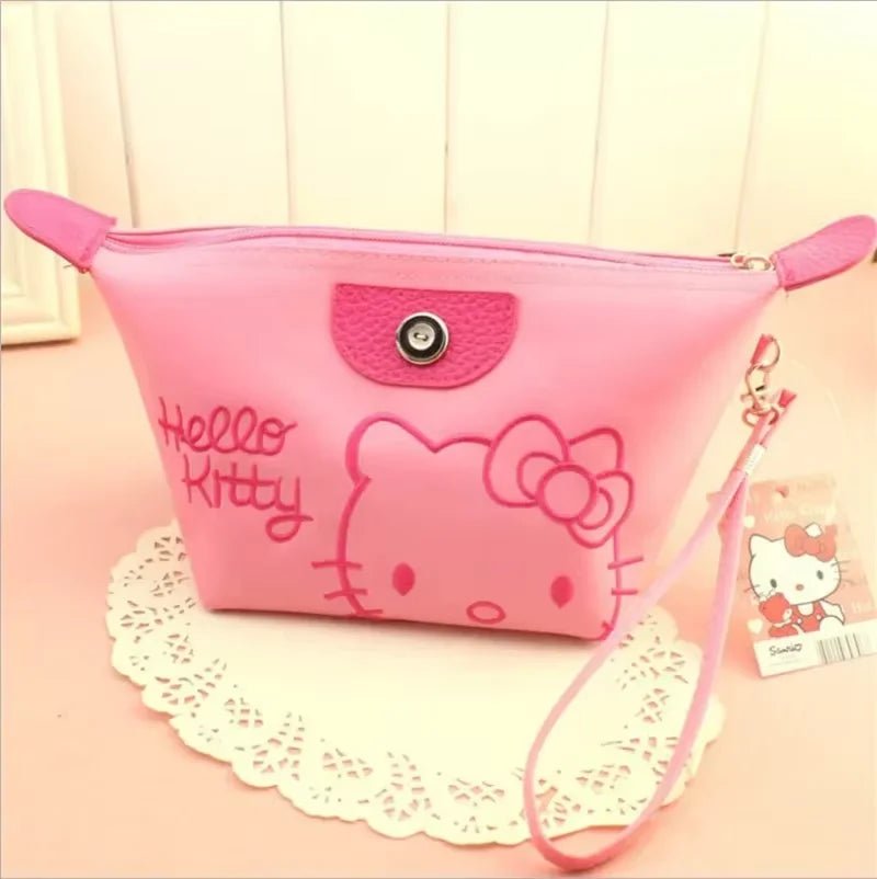 Hello Kitty Makeup Bag | Anime Travel Storage | Waterproof Gift - Cake Pops Parties