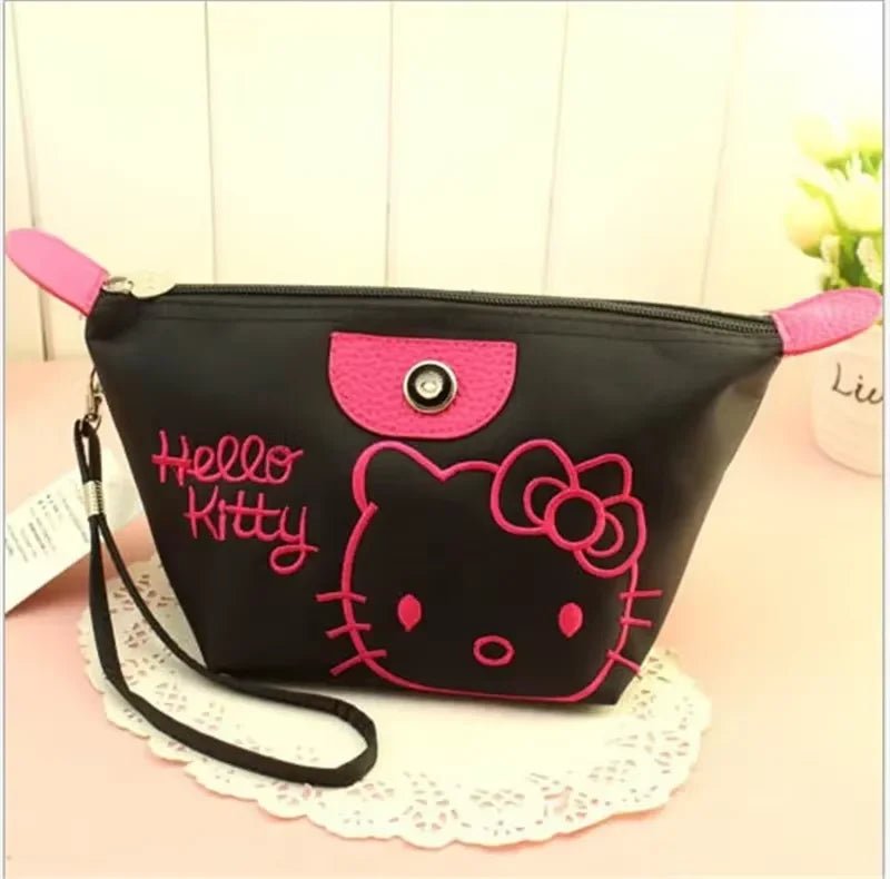 Hello Kitty Makeup Bag | Anime Travel Storage | Waterproof Gift - Cake Pops Parties