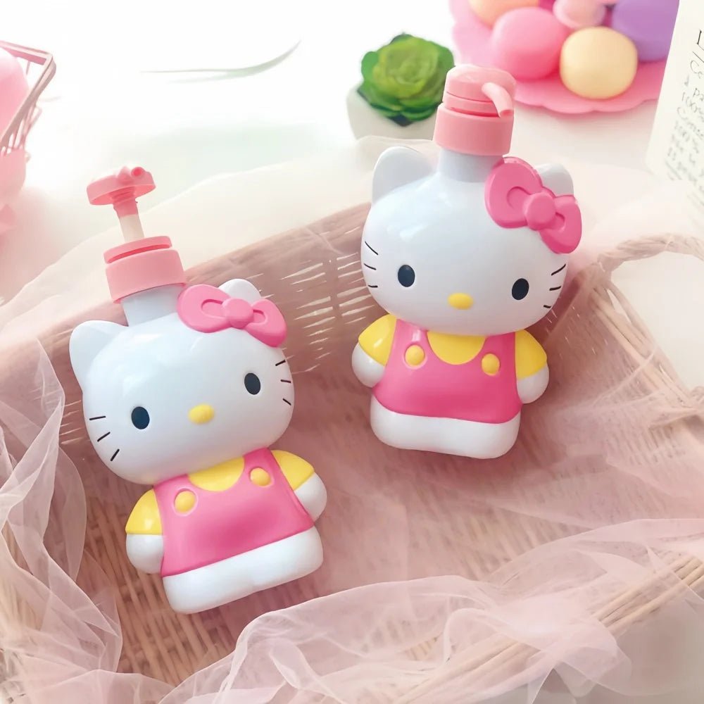 Hello Kitty Soap Dispenser Kawaii Bathroom Decor High Capacity - Cake Pops Parties
