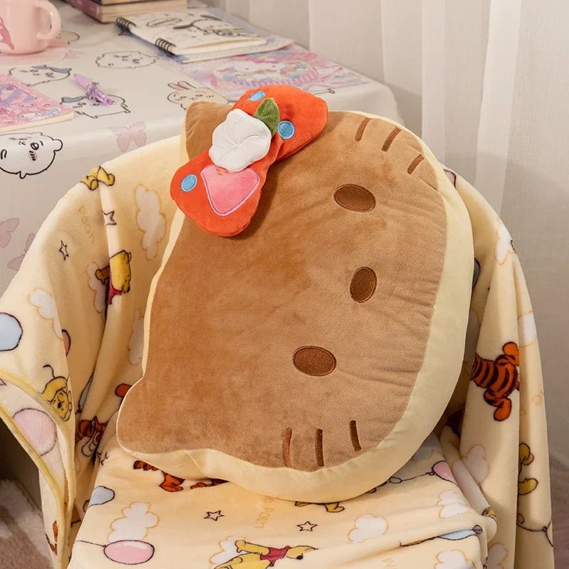 Hello Kitty Thickened Bread Back Cushion Lumbar Support Pillow - Cake Pops Parties