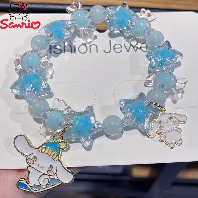 Hello Kitty Y2K Crystal Bracelet Cinnamoroll Melody Kawaii - Cake Pops Parties