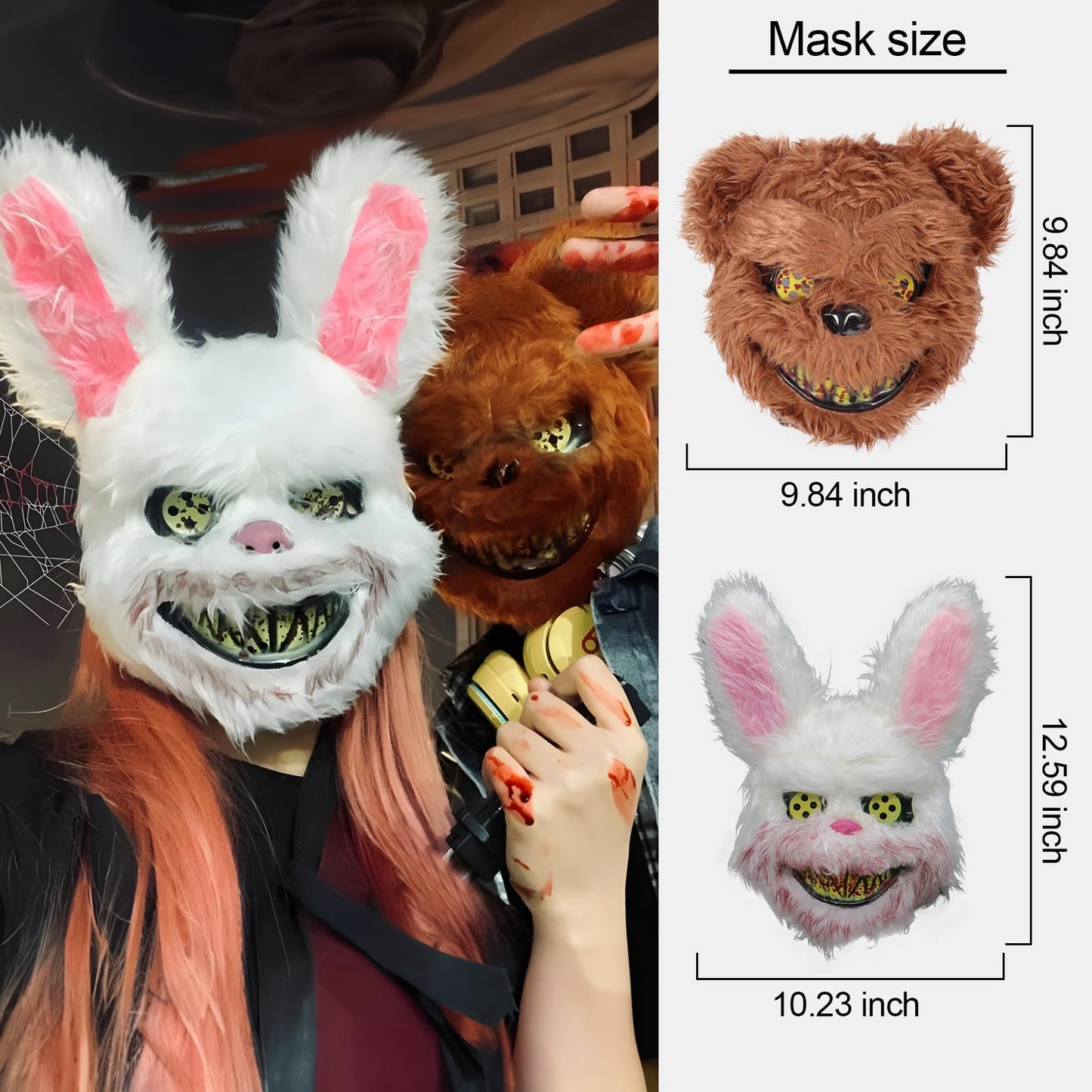 Horror Bunny Rabbit Mask - Cake Pops Parties