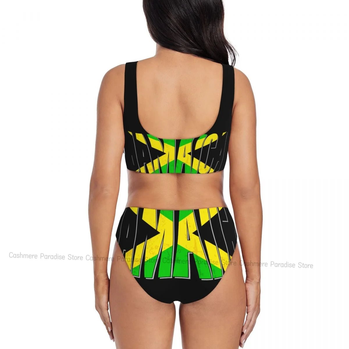 Jamaica Vibes Push - Up Bikini Set | Caribbean Women's Bathing Suit - Cake Pops Parties
