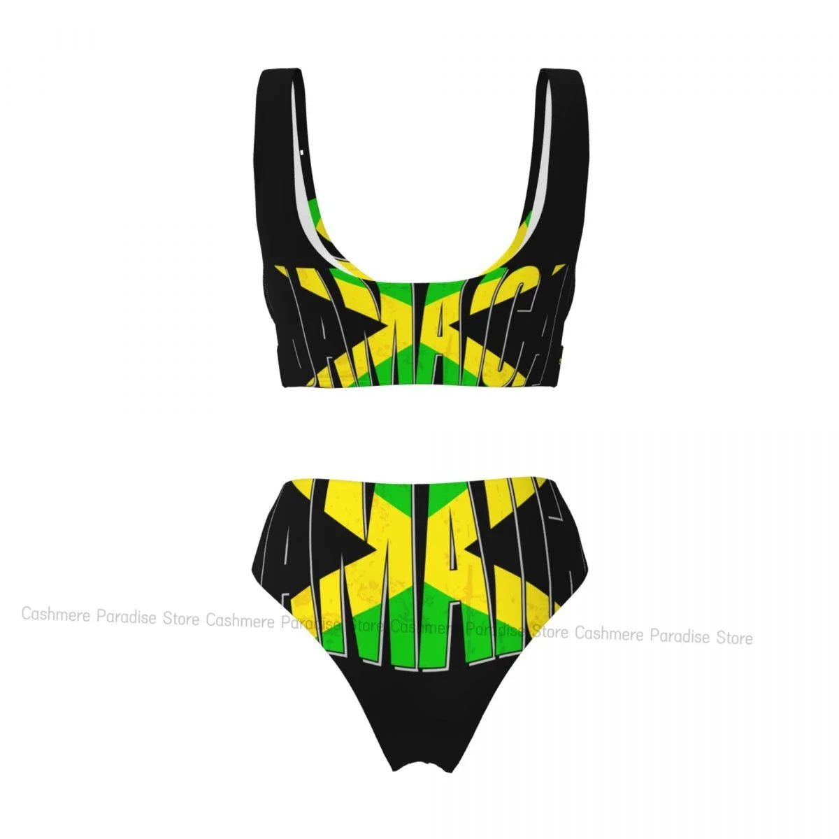 Jamaica Vibes Push - Up Bikini Set | Caribbean Women's Bathing Suit - Cake Pops Parties