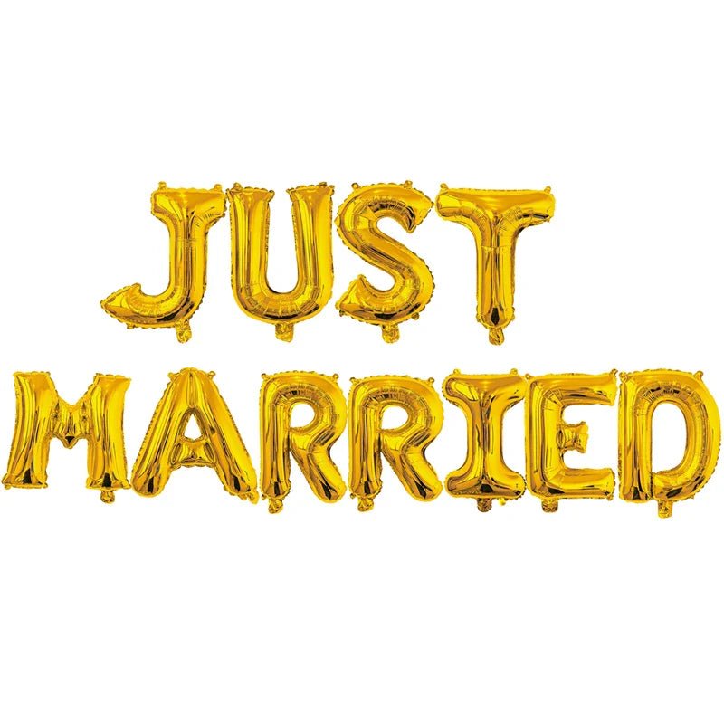 Just Married Confetti Balloon Set - Cake Pops Parties