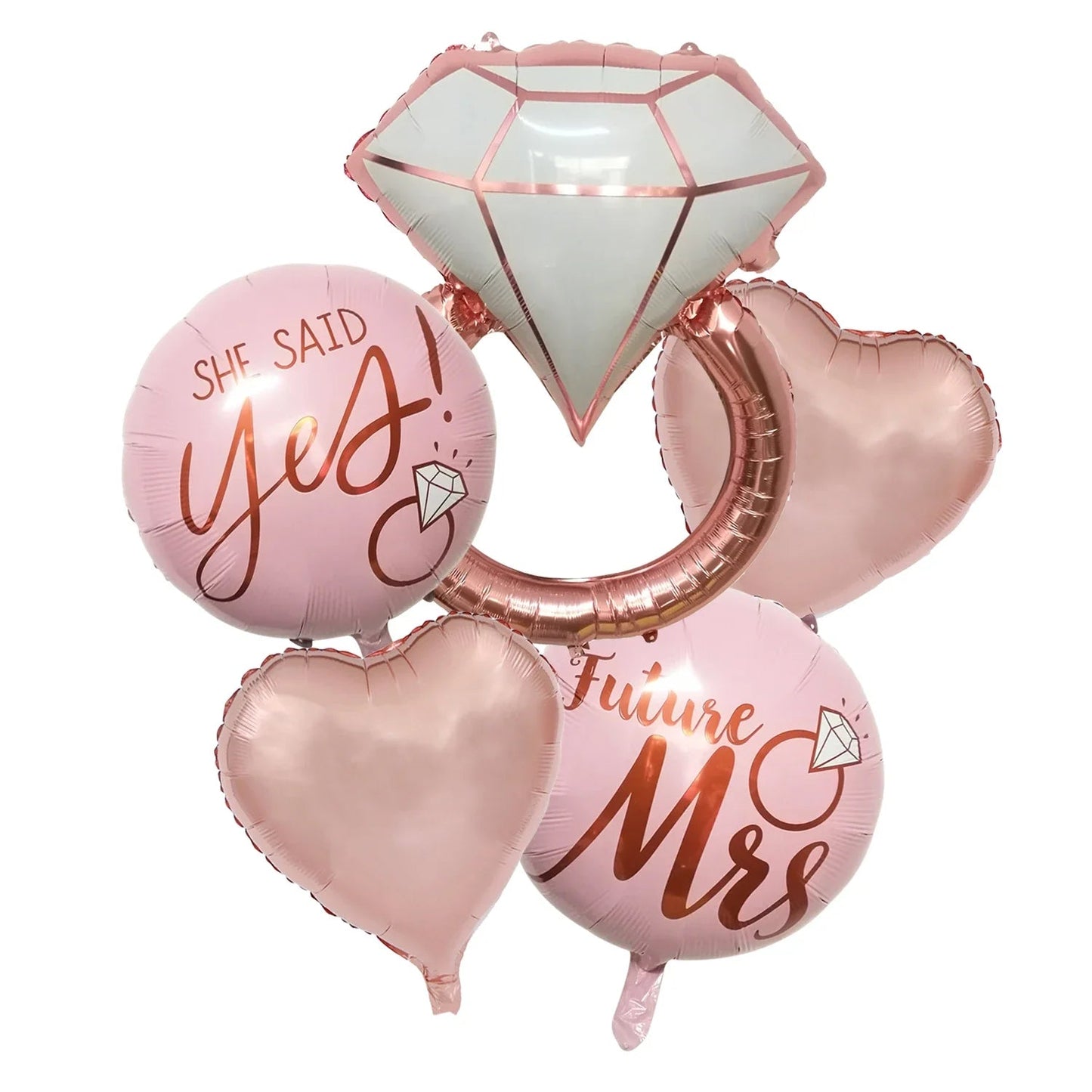 Just Married Confetti Balloon Set - Cake Pops Parties