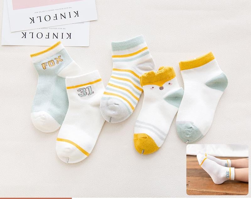 Kids' Breathable Cotton Short Socks - Cake Pops Parties