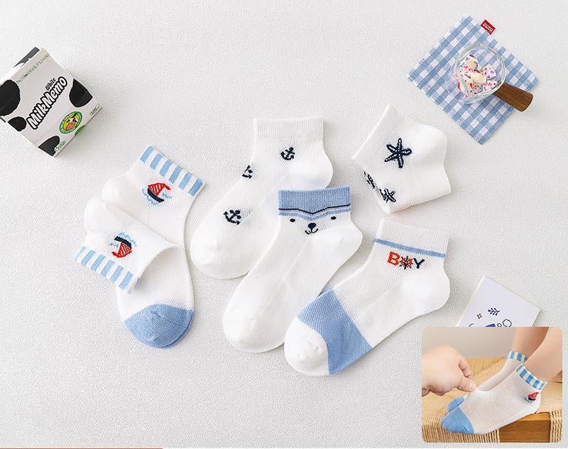 Kids' Breathable Cotton Short Socks - Cake Pops Parties