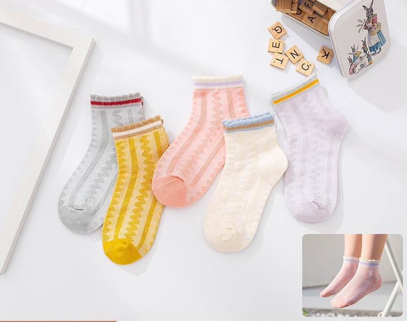 Kids' Breathable Cotton Short Socks - Cake Pops Parties