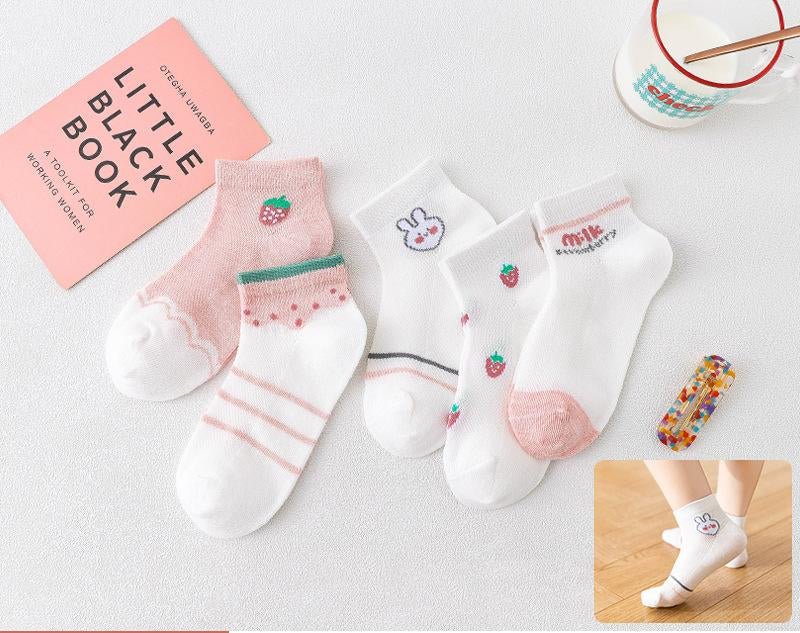 Kids' Breathable Cotton Short Socks - Cake Pops Parties