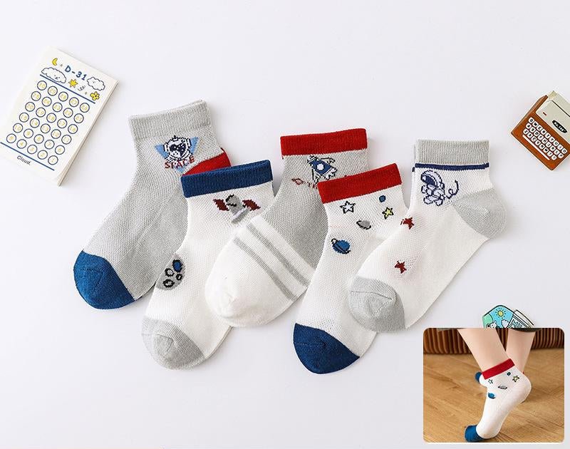 Kids' Breathable Cotton Short Socks - Cake Pops Parties