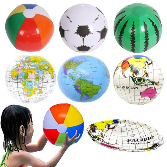Kids Inflatable Water Beach Ball Set - Cake Pops Parties