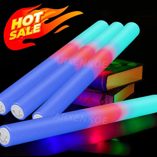 LED Foam Glow Sticks - Colorful Party Supplies - Cake Pops Parties