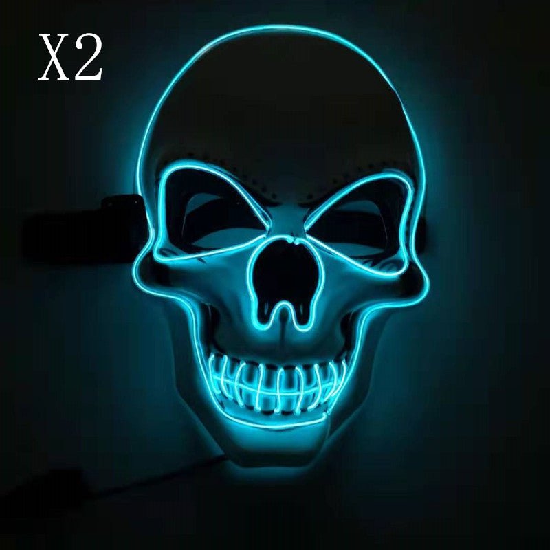 LED Glowing Skull Halloween Mask - Cake Pops Parties