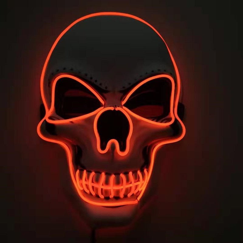 LED Glowing Skull Halloween Mask - Cake Pops Parties
