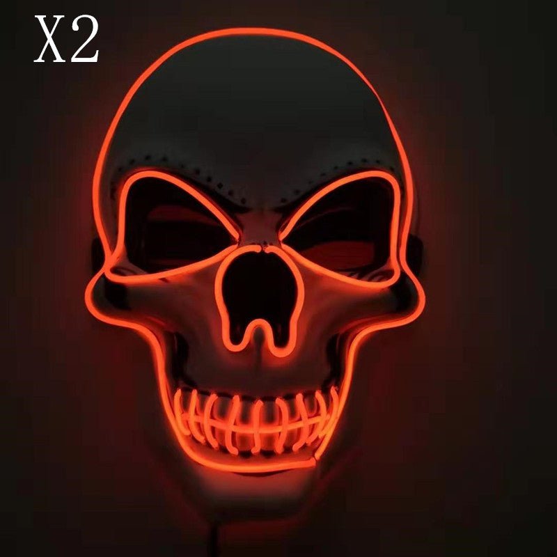 LED Glowing Skull Halloween Mask - Cake Pops Parties