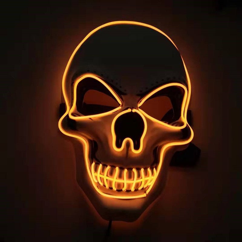 LED Glowing Skull Halloween Mask - Cake Pops Parties