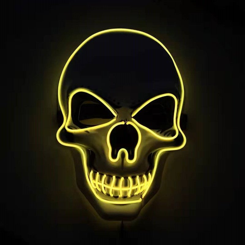 LED Glowing Skull Halloween Mask - Cake Pops Parties