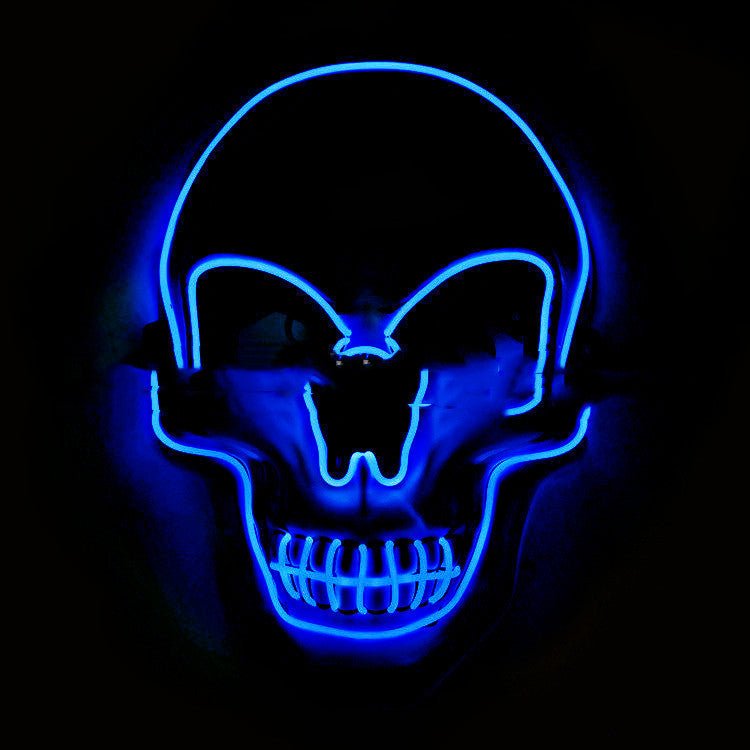 LED Glowing Skull Halloween Mask - Cake Pops Parties