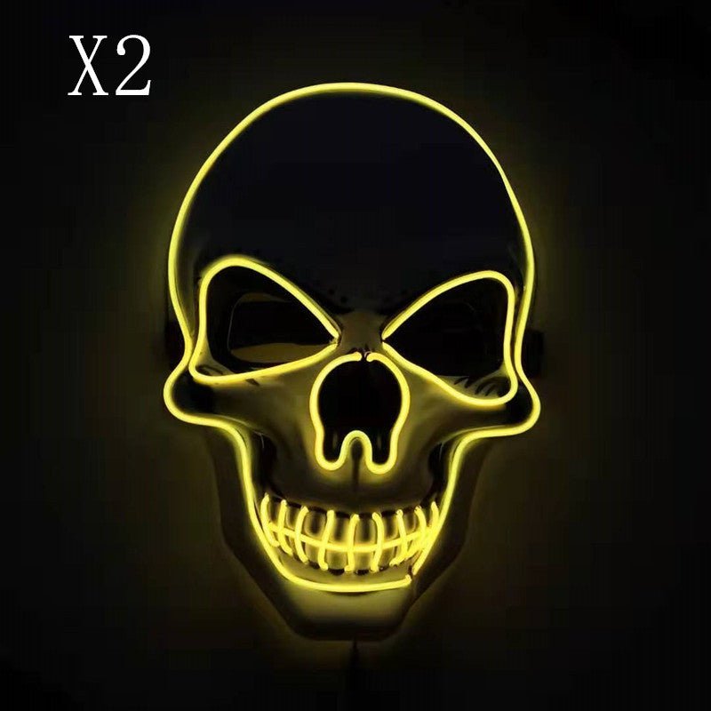 LED Glowing Skull Halloween Mask - Cake Pops Parties