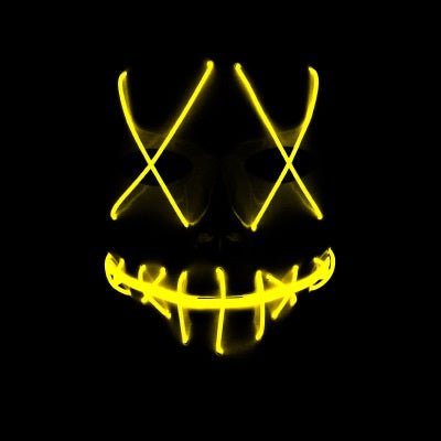 LED Halloween Glowing Mask - Cake Pops Parties