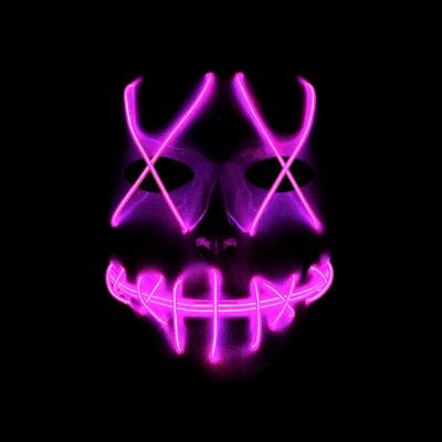 LED Halloween Glowing Mask - Cake Pops Parties