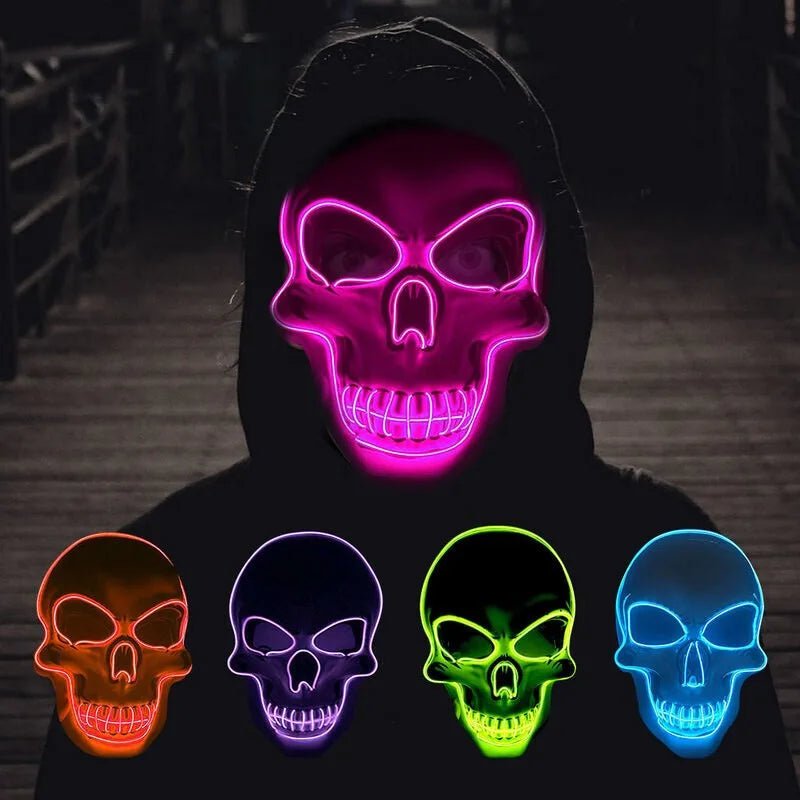 LED Halloween Skull Mask - Cake Pops Parties
