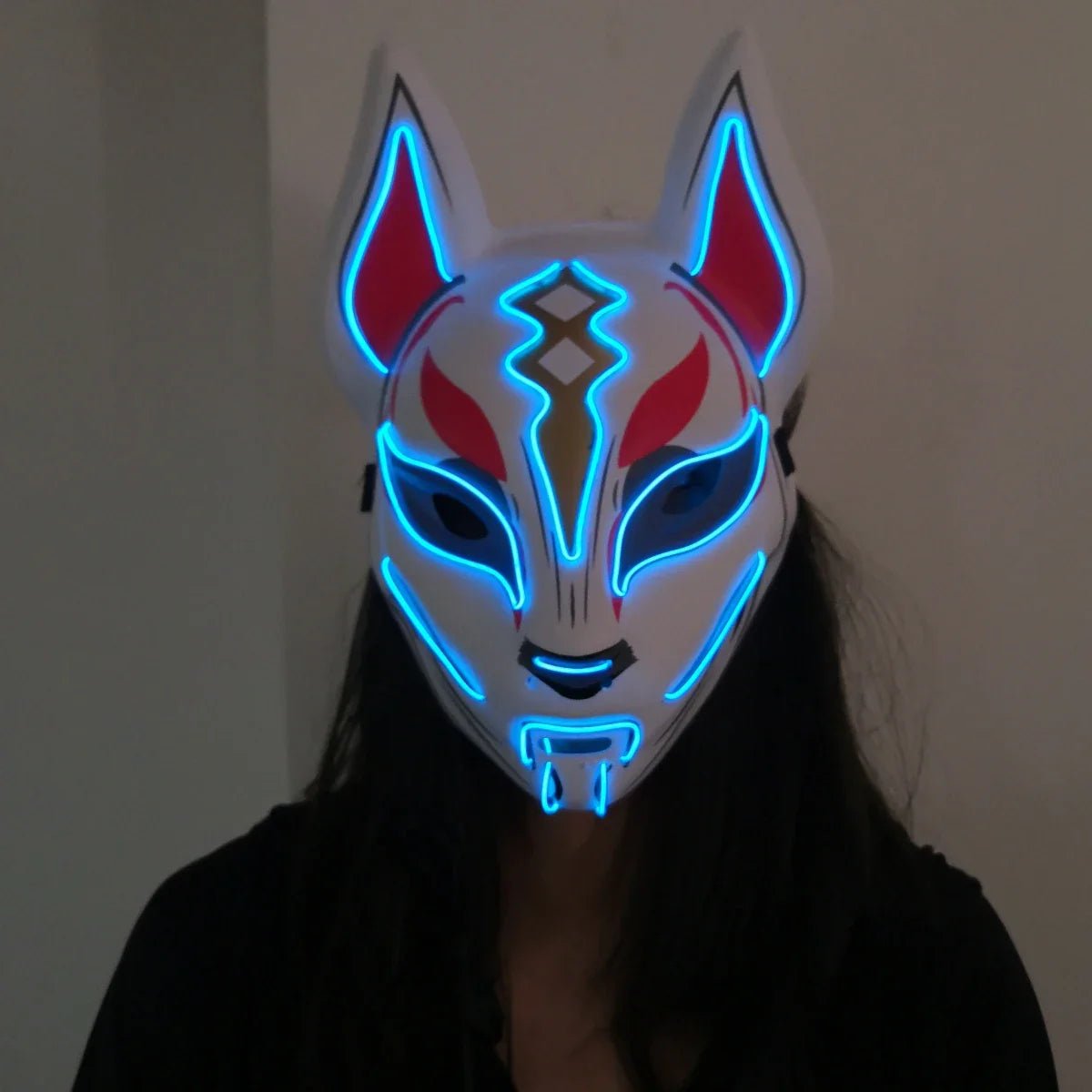 LED Light Up Fox Halloween Mask - Cake Pops Parties