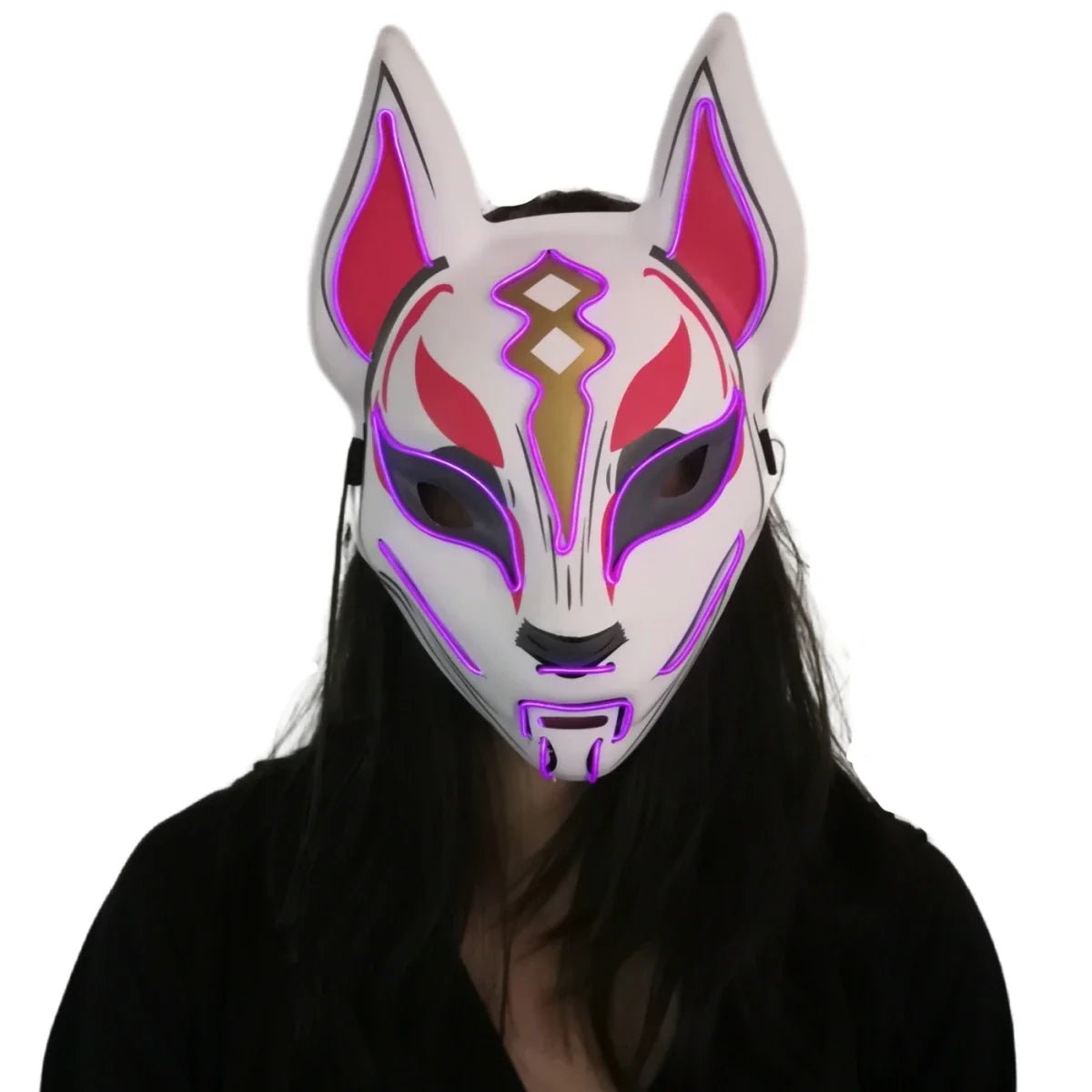 LED Light Up Fox Halloween Mask - Cake Pops Parties