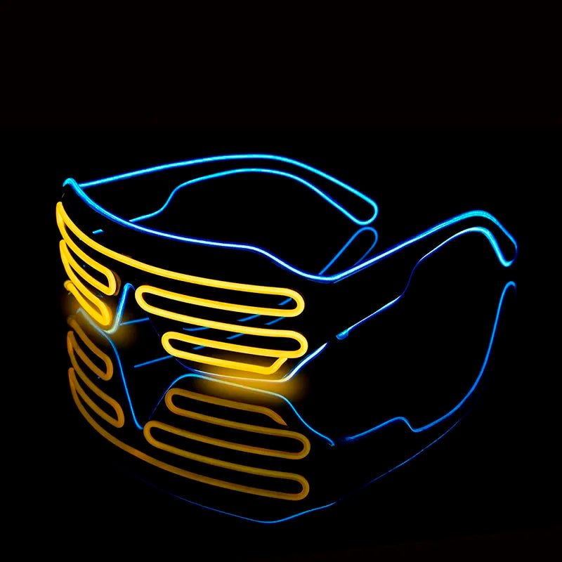 LED Luminous Glasses Neon Party Light Up Halloween - Cake Pops Parties