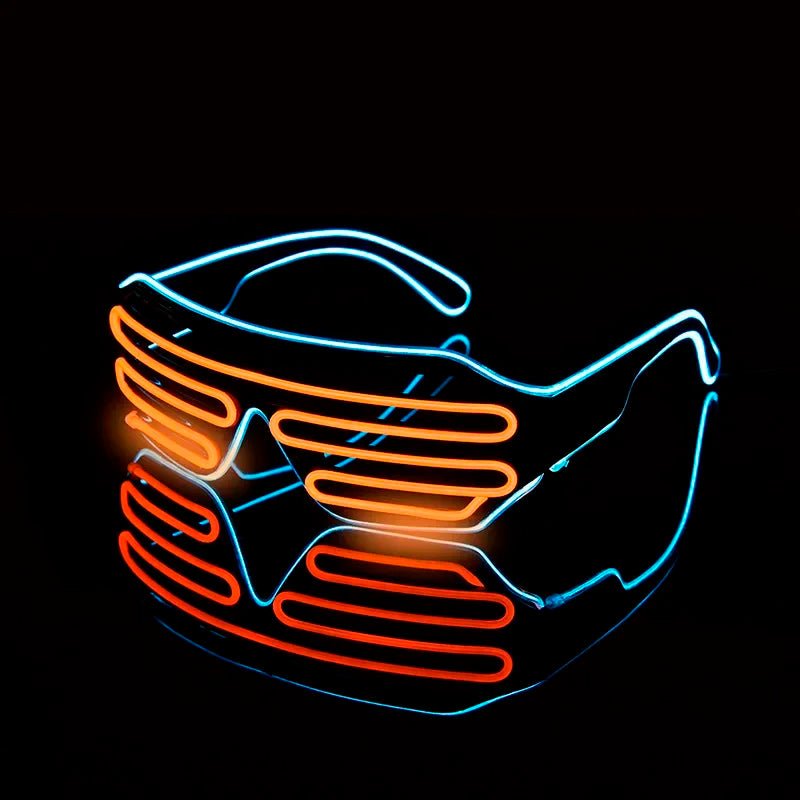 LED Luminous Glasses Neon Party Light Up Halloween - Cake Pops Parties