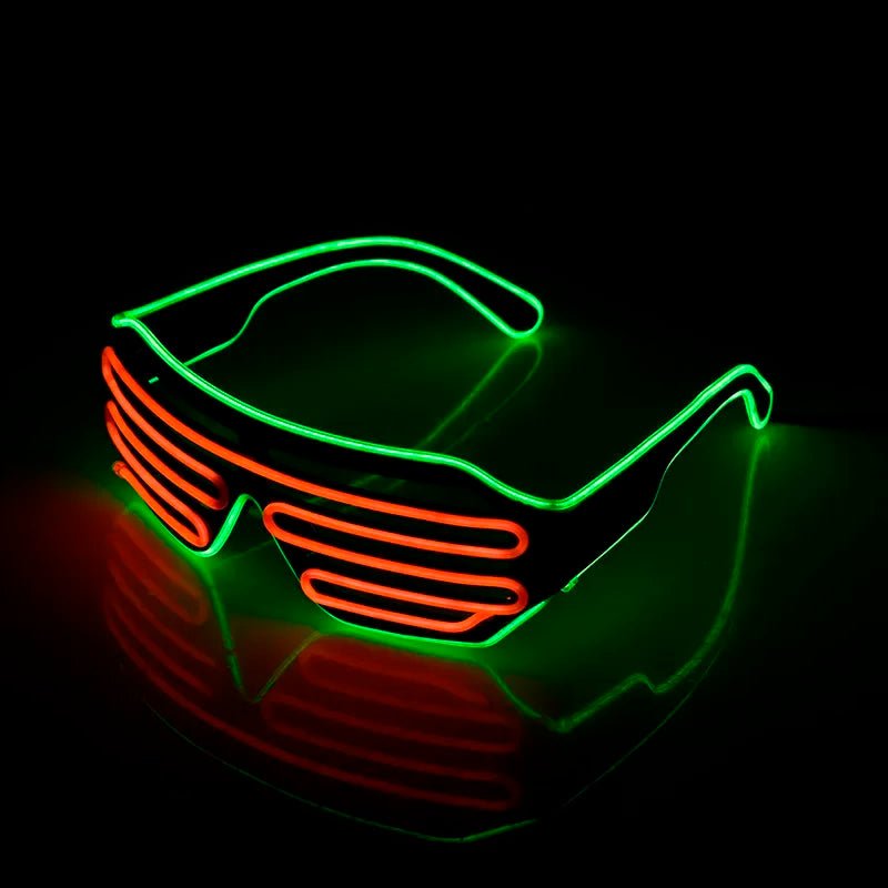 LED Luminous Glasses Neon Party Light Up Halloween - Cake Pops Parties