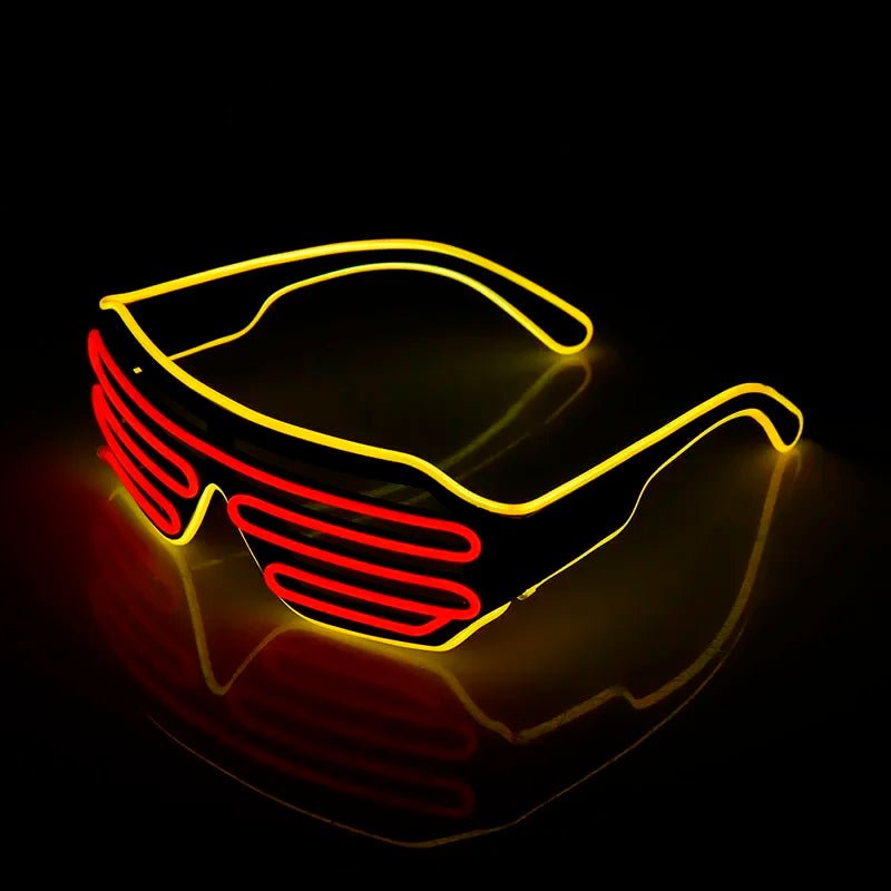 LED Luminous Glasses Neon Party Light Up Halloween - Cake Pops Parties