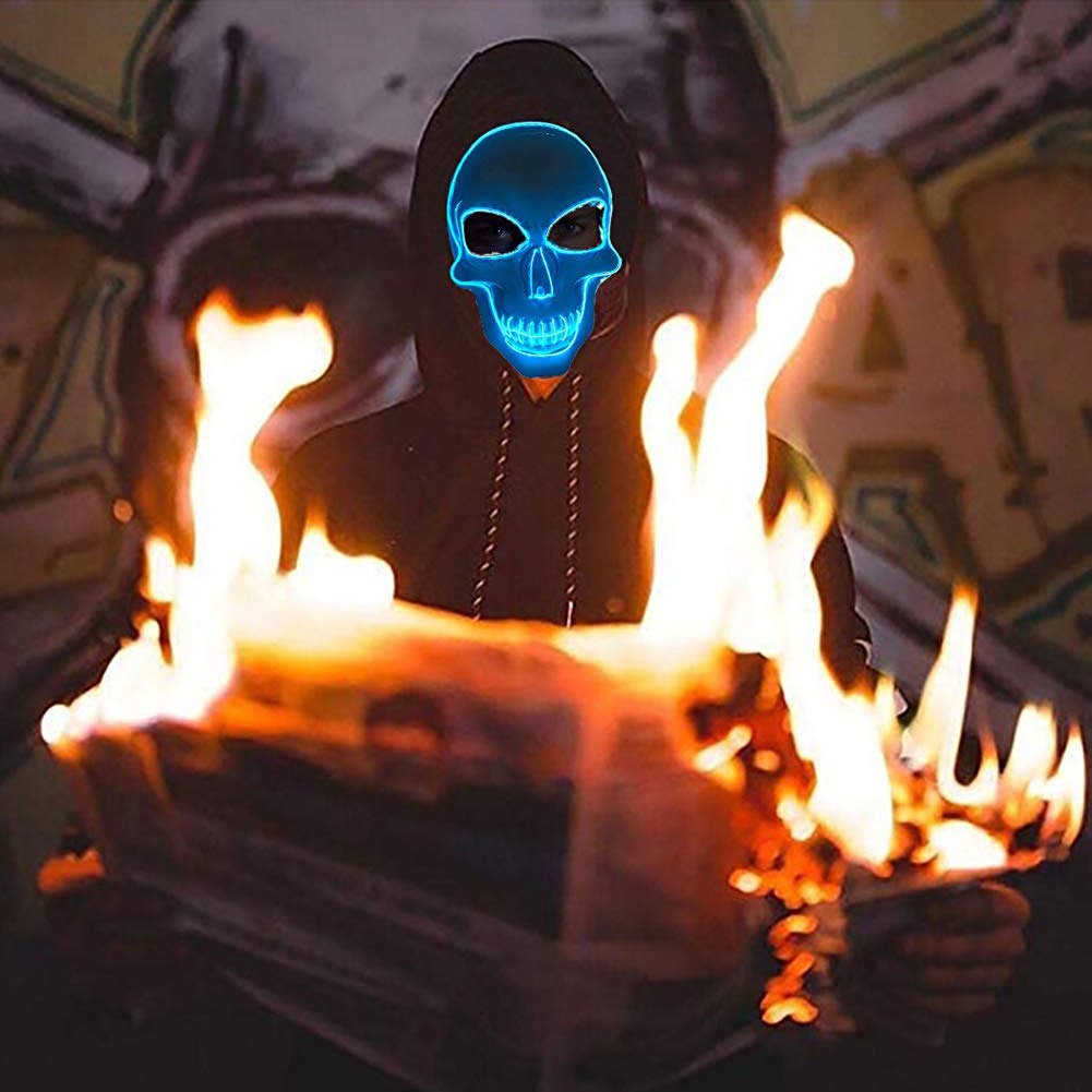 LED Skull Glowing Mask - Cake Pops Parties