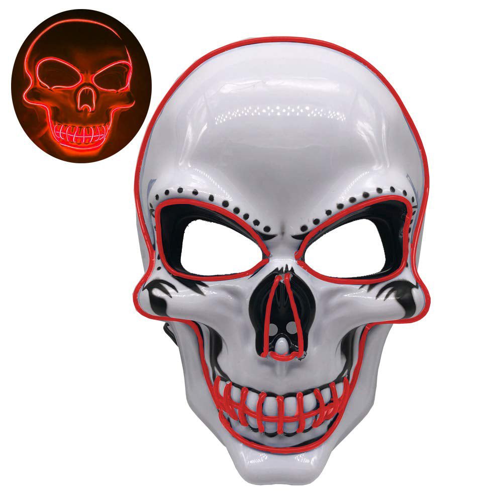 LED Skull Glowing Mask - Cake Pops Parties